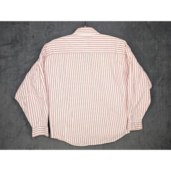 VTG Compagnie Internationale Express Womens Long Sleeve M Button Down Striped - Picture 12 of 12